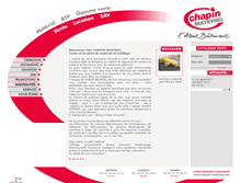 Tablet Screenshot of chapin-materiel.com